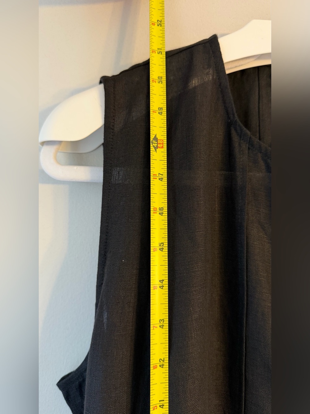 J.Crew Seamed Linen Dress With Removable Belt Black Size L NWT - Picture 12 of 12